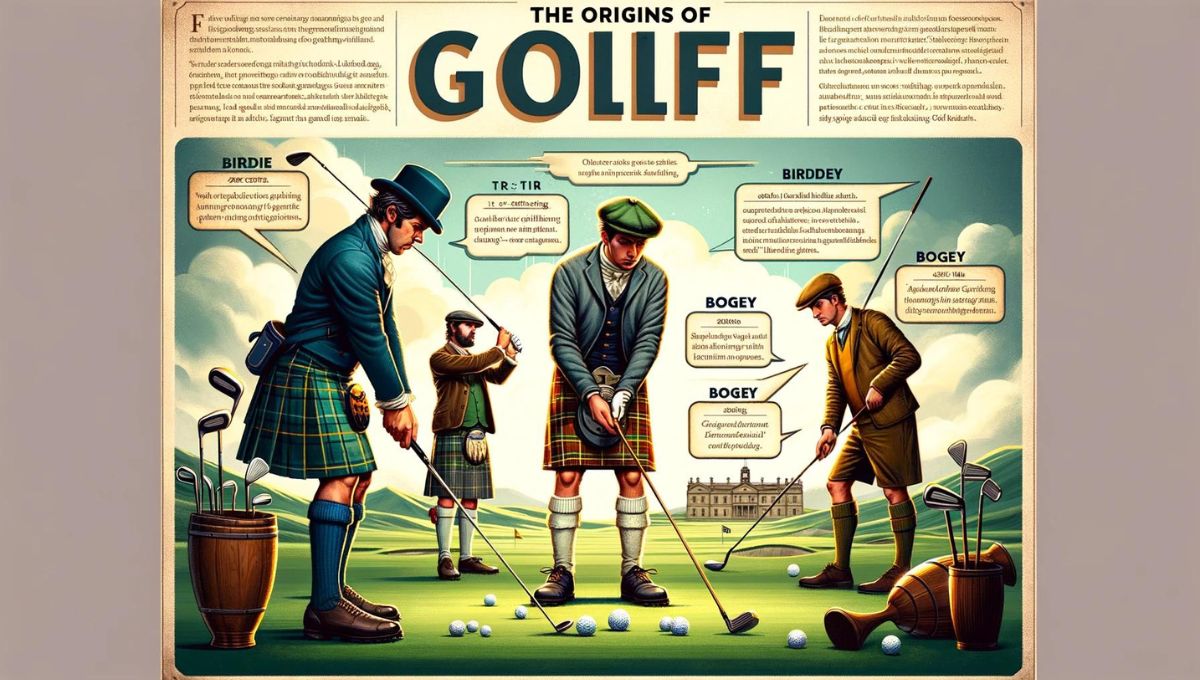 ゴルフの歴史を表しているような画像