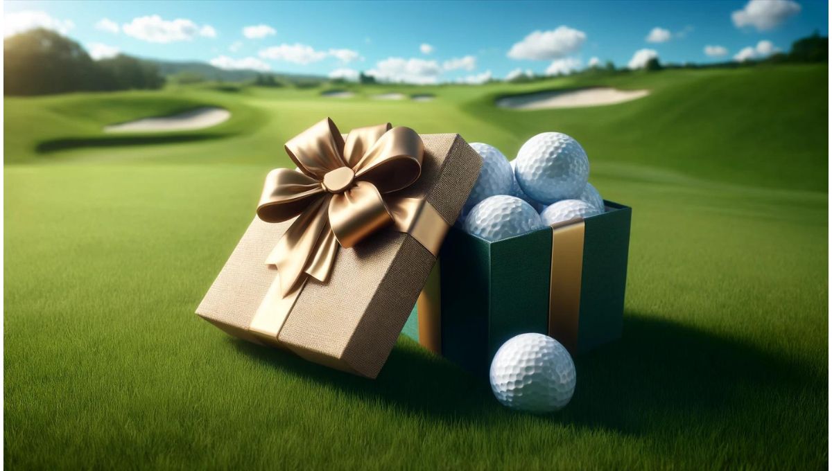 ゴルフボールのプレゼント