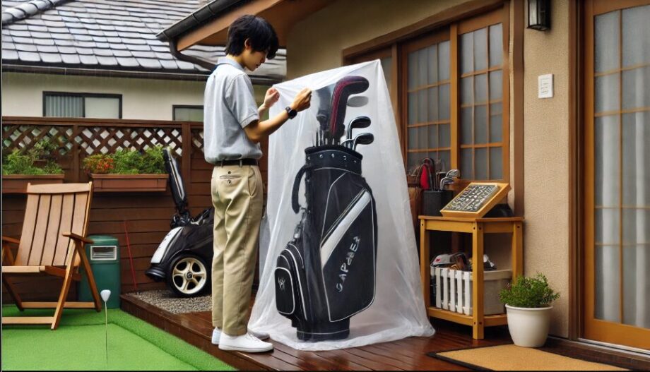 ゴルフバッグのベランダ保管に最適なカバーと収納方法
